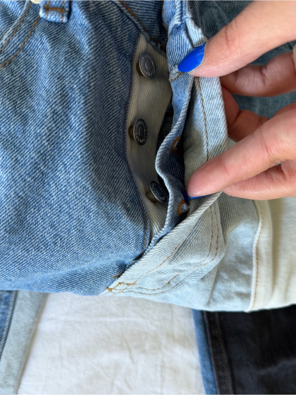 Signature8 Patchwork Loose Fit High Waisted Denim - Picture 10 of 12